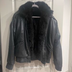 100% Leather Jacket - Andrew Marc Men’s Large